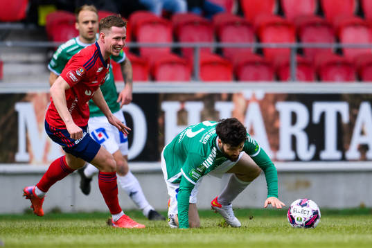 Östers Alex Thor Hauksson och Brages Jonathan Syberg Tamimi