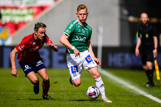 Östers Isak Magnusson och Brages Christopher Redenstrand