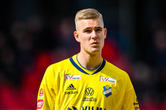 Östers målvakt Mathias Nilsson