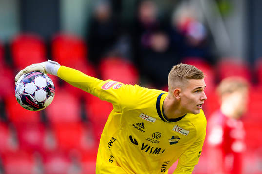 Östers målvakt Mathias Nilsson