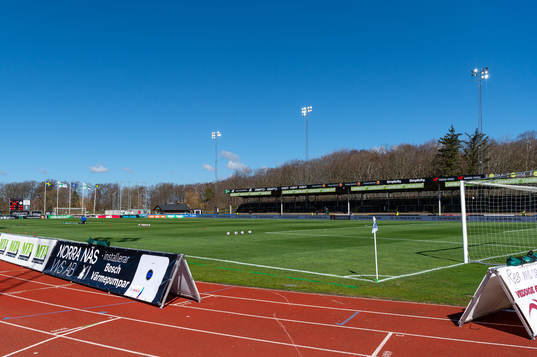 Varberg Energi Arena fotbollsmatchen i Allsvenskan mellan