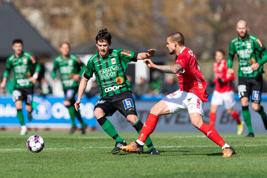 Varbergs Robin Tranberg och Kalmars Douglas Bergqvist