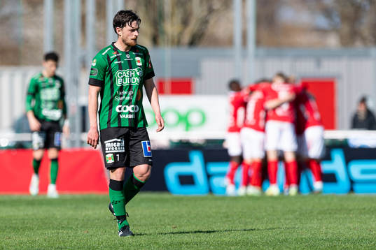 Varbergs Robin Tranberg deppar