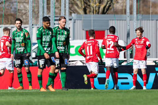 Kalmars Oliver Berg jublar