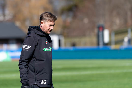 Varbergs målvaktstränare Jonas Gunnarsson före