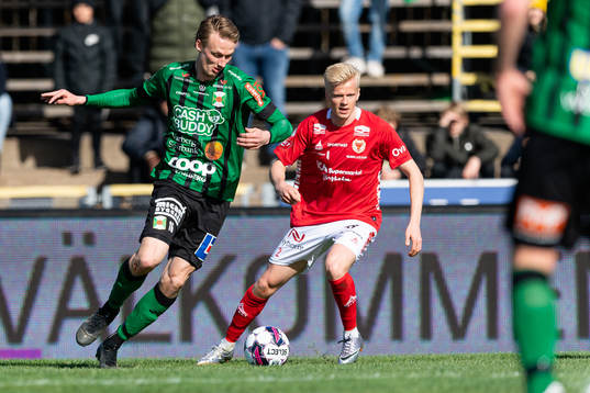 Varbergs Alexander Johansson och Kalmars Alex Lindahl