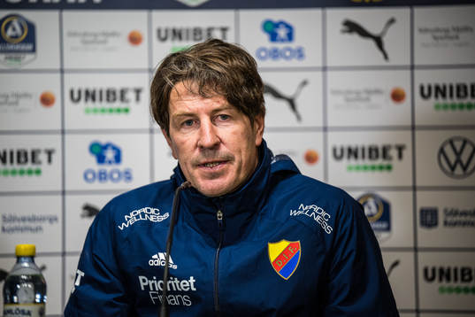 Djurgårdens tränare Thomas Lagerlöf
