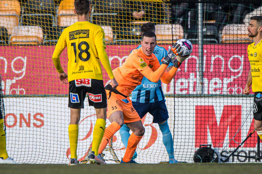 Mjällbys målvakt Samuel Brolin