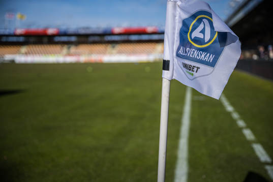 Hörnflagga med texten unibet
