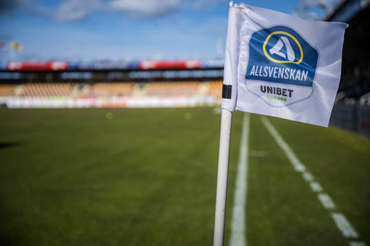 Hörnflagga med texten unibet
