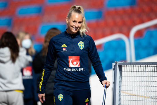 Stina Blackstenius of Sweden