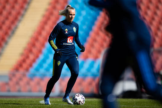 Stina Blackstenius of Sweden