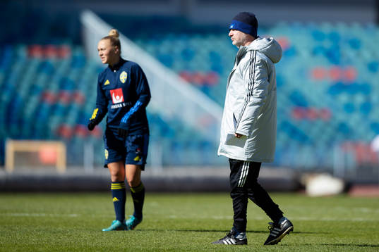 Peter Gerhardsson, head coach of Sweden