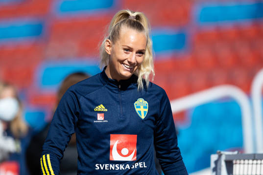 Stina Blackstenius of Sweden