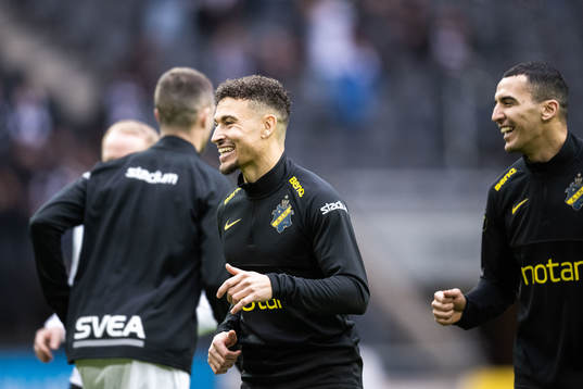 s Jordan Larsson och Nabil Bahoui