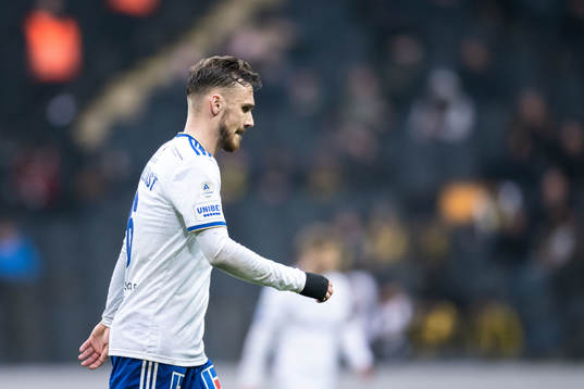 IFK Norrköpings Linus Wahlqvist Egnell deppar