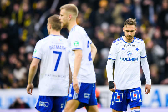 IFK Norrköpings Linus Wahlqvist Egnell deppar