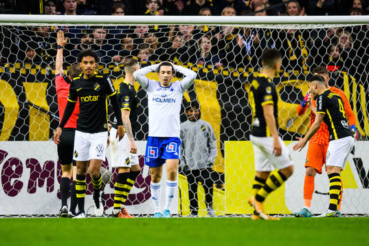 IFK Norrköpings Lucas Lima deppar