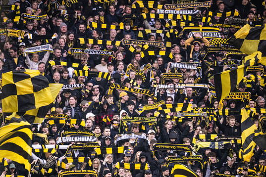 under fotbollsmatchen i Allsvenskan mellan AIK och IFK