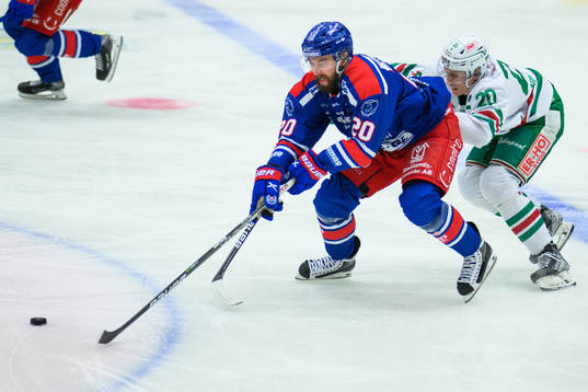 Oskarshamns Hynek Zohorna och Rögles Oliver Tärnström
