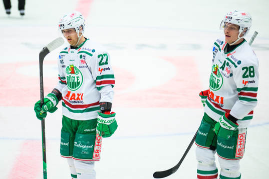 Rögles Linus Sjödin och Anton Bengtsson deppar