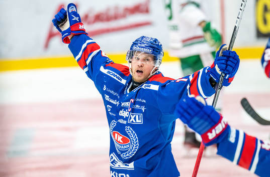 Oskarshamns Jonas Engström jublar
