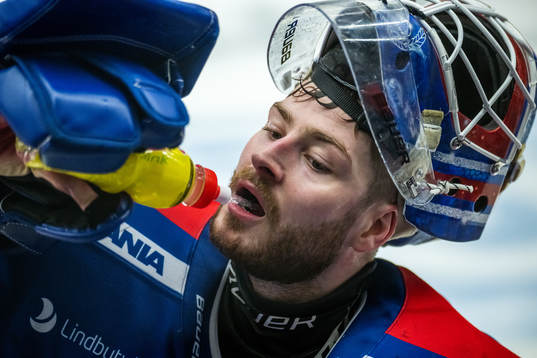 Oskarshamns målvakt Tim Juel