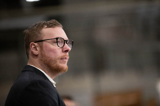 Rögles assisterande tränare Linus Karlsson