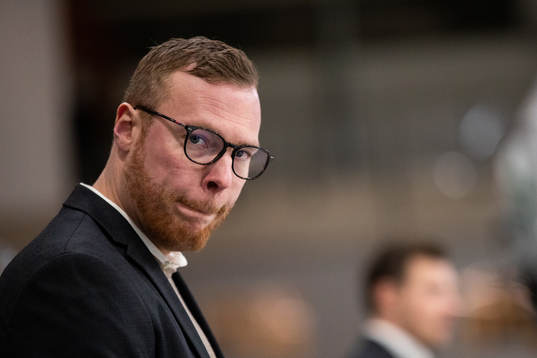 Rögles assisterande tränare Linus Karlsson