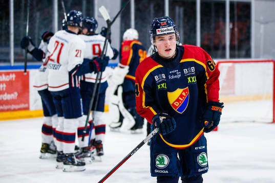 Djurgårdens Lukas Dahlbeck deppar