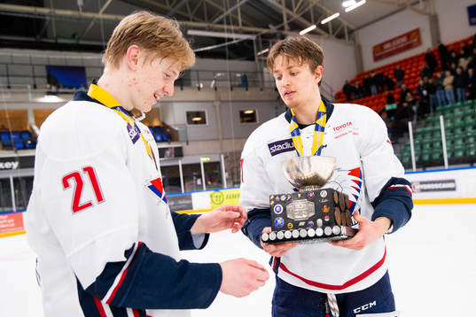 Linköpings Filip Bystedt och William Nestun
