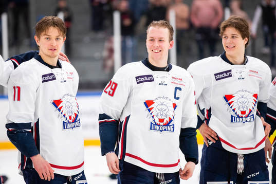 Linköpings William Nestun, Georg Weigelt och Rasmus