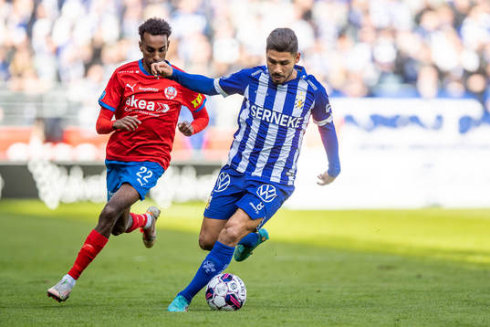 Helsingborgs Taha Ali och IFK Göteborgs Hosam Aiesh