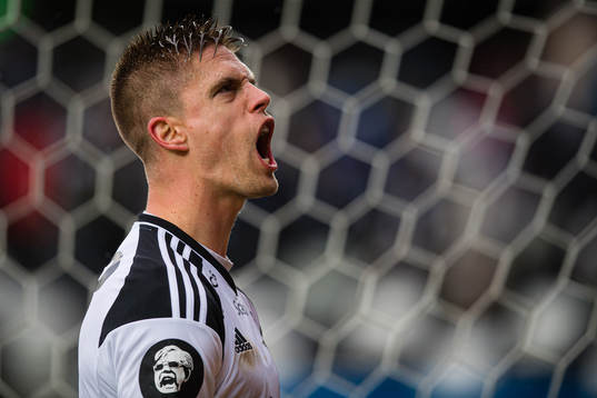 Markus Henriksen of Rosenborg celebrates