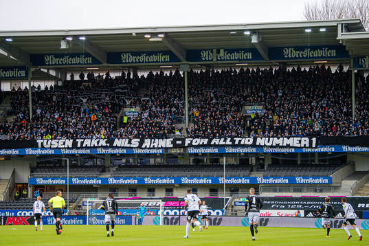Spectators in the stands
