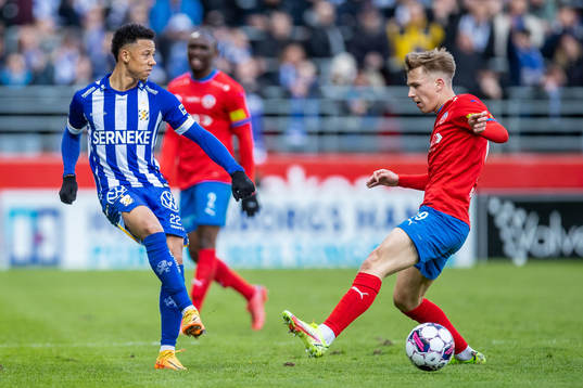 IFK Göteborgs Tobias Sana och Helsingborgs Lucas Lingman