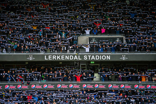 Spectators in the stands