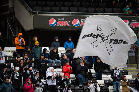Spectators in the stands