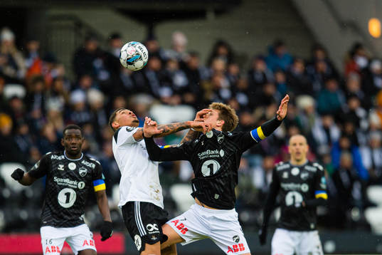 Noah Jean Holm of Rosenborg and Filip Rønningen Jørgensen