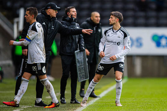 Kjetil Rekdal, head coach of Rosenborg, and Vebjørn