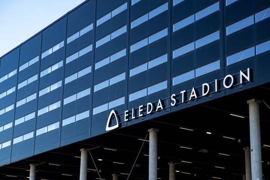 Exteriör av Eleda Stadion
