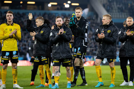 Elfsborgs Rasmus Alm, målvakt Tim Rönning och Per Frick