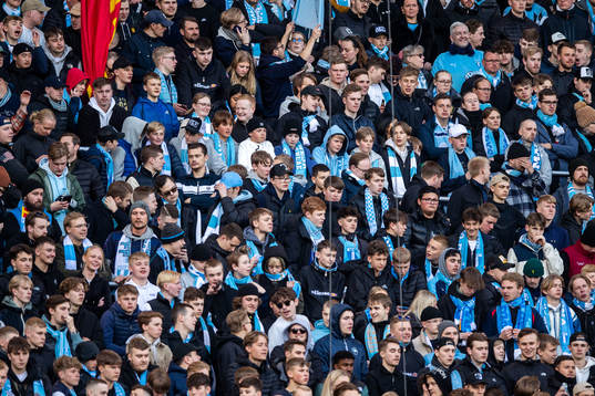 under fotbollsmatchen i Allsvenskan mellan Malmö FF och