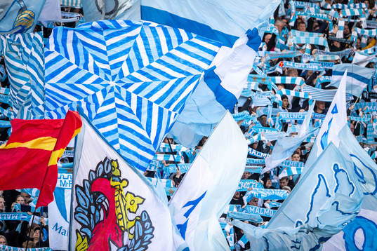 under fotbollsmatchen i Allsvenskan mellan Malmö FF och