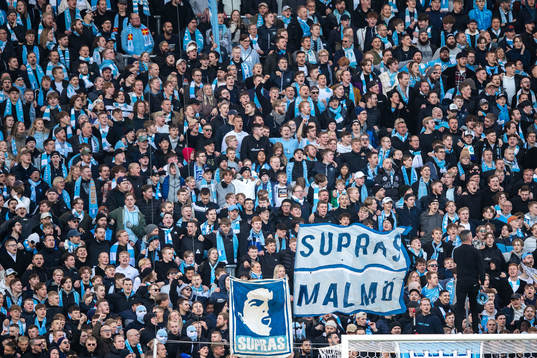 under fotbollsmatchen i Allsvenskan mellan Malmö FF och