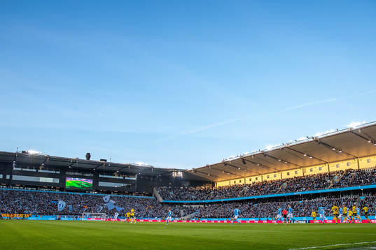 Interiör vy av Eleda Stadion