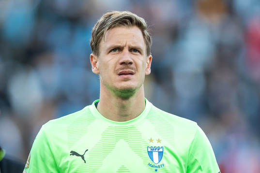 Malmö FFs målvakt Johan Dahlin