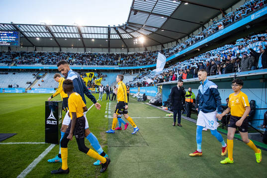 Malmö FFs Isaac Kiese Thelin och Veljko Birmancevic