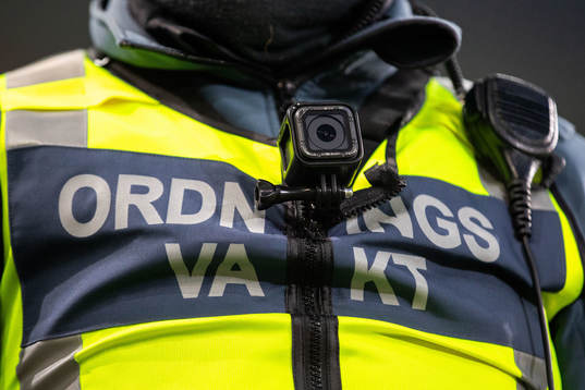 Kroppskamera på ordningsvakt