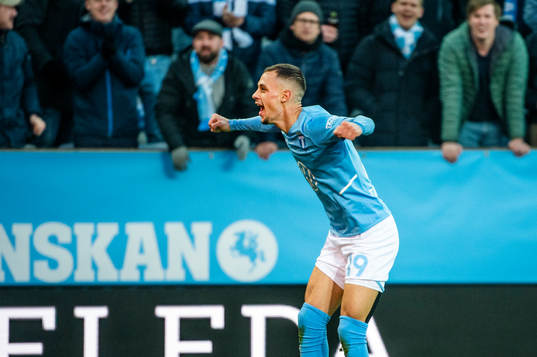 Malmö FFs Veljko Birmancevic jublar